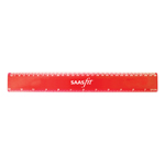 30cm Plastic Ruler-Logo