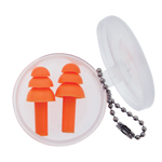 Silicone Earplug Keychain-Logo