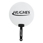 Plastic Hand Fan-Logo