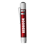 Aluminium Pocket Clip Flashlight-Logo