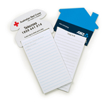 Standard Magnet - 95mm x 70mm Pad - 75mm x 140mm Rectangle To Do Lists-Logo