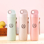 Grano 420ml Wheat Straw Water Bottle-Logo