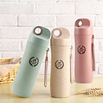 Grano 420ml Wheat Straw Water Bottle-Logo