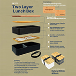 Two Layer Lunch Box-Logo