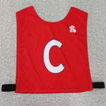 Pull-Over Elastic Netball Bibs-Logo