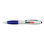 Silver Grenada Stylus Pen-Logo