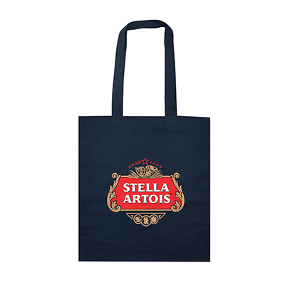 Colourful Calico Tote Bag-Logo