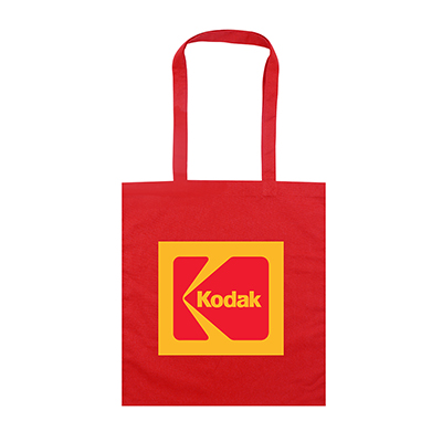 Colourful Calico Tote Bag-Logo