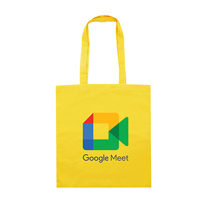 Colourful Calico Tote Bag-Logo