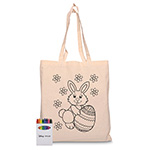 Squiggle Calico bag + Crayon set-Logo