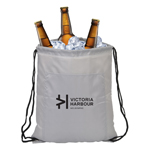 Drawstring Cooler Bag-Logo