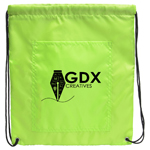 Drawstring Cooler Bag-Logo