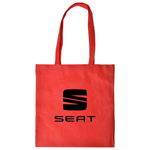 Shopping Tote Bag with V Gusset-Logo