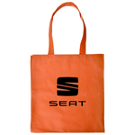 Shopping Tote Bag with V Gusset-Logo