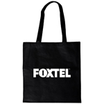 Shopping Tote Bag with V Gusset-Logo