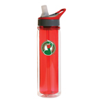 Lakeland 600ml Tritan Insulated Water Bottle-Logo