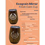 Ecograin Mirror Finish Calm Cup-Logo