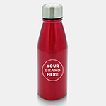 Vita Aluminium 450ml Water Bottle-Logo