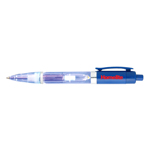 Plastic light Pen (Blue)-Logo