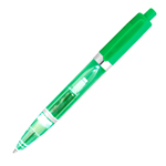 Plastic Light Pen (Green)-Logo