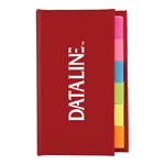 Adhesive Note Marker Strip Book-Logo