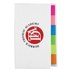 Adhesive Note Marker Strip Book-Logo