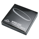 Axis Round Wireless Charging Dock-Logo