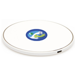 Axis Round Wireless Charging Dock-Logo