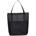 Crosshatch Tote Bag-Logo