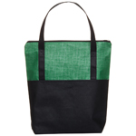 Crosshatch Tote Bag-Logo