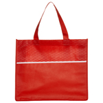 Shopping Tote Bag with Waves-Logo