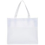 Shopping Tote Bag with Waves-Logo