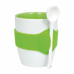 Geko Coffee Mug with Spoon-Logo