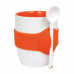 Geko Coffee Mug with Spoon-Logo