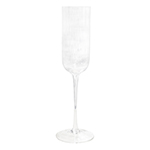 Atticus Ribbed Champagne Glasses-Logo