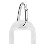 30mL Hand Sanitiser with Carabiner - 75% ethyl-alcohol-Logo