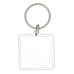 Square Acrylic Keychain-Logo