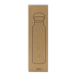 Ecograin Mirror Finish Shadow Bottle-Logo