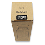 Ecograin Mirror Finish Shadow Bottle-Logo