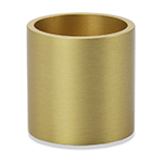 Mae Brass Candle Holder-Logo