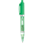 Plastic Light Pen (Green)-Logo