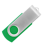 Durban 2 GB Flash Flip USB Drive-Logo